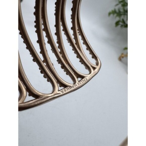 Kendra Scott Nicolas Cuff Bracelet  Gold Tone, Chunky Bracelet Gold- - Picture 9 of 13